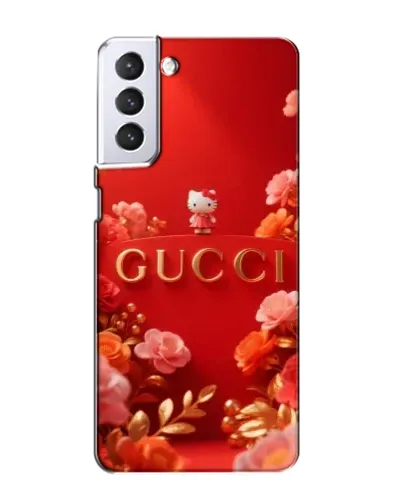 Чехол для Samsung Galaxy S21 с картинкой «Gucci — золотой сад»