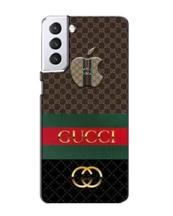 Чехол для Samsung Galaxy S21 с картинкой «Gucci — брендированный десерт»