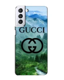 Чехол для Samsung Galaxy S21 с картинкой «Gucci — горный пейзаж»