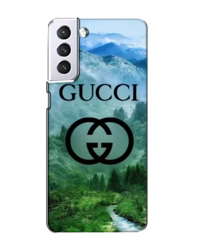 Чехол для Samsung Galaxy S21 с картинкой «Gucci — горный пейзаж»