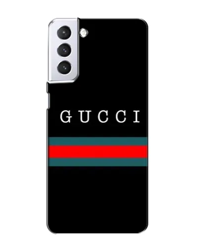 Чехол для Samsung Galaxy S21 с картинкой «Gucci — красный пояс»