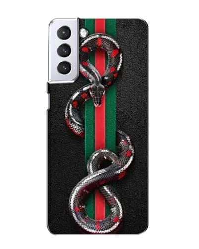 Чохол для Samsung Galaxy S21 з картинкою «Gucci — змія на смузі» Чохол для Samsung Galaxy S21 з картинкою «Gucci — змія на смузі»