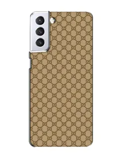 Чохол для Samsung Galaxy S21 з картинкою «Gucci — класичний беж»