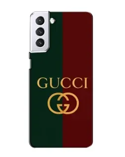 Чохол для Samsung Galaxy S21 з картинкою «Gucci — темно-зелений градієнт»