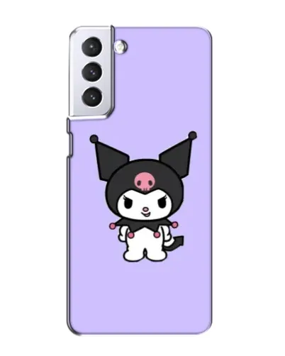 Чехол для Samsung Galaxy S21 с картинкой «Kuromi — нежный фиолетовый»