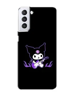 Чехол для Samsung Galaxy S21 с картинкой «Электрическая Kuromi»