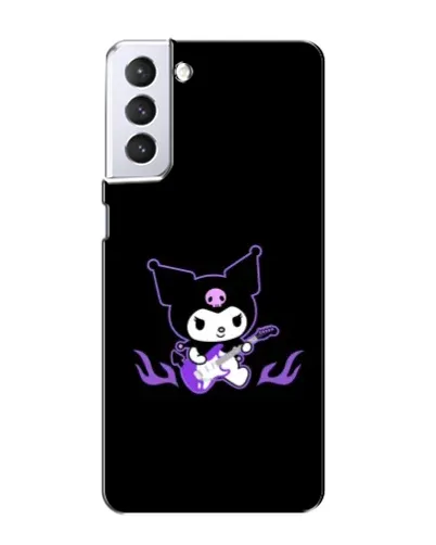 Чехол для Samsung Galaxy S21 с картинкой «Электрическая Kuromi»