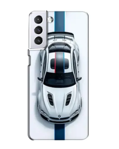 Чехол для Samsung Galaxy S21 с картинкой «Вид сверху — BMW M» Чехол для Samsung Galaxy S21 с картинкой «Вид сверху — BMW M»