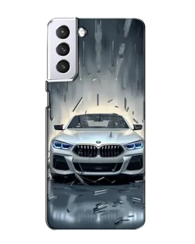 Чехол для Samsung Galaxy S21 с картинкой «BMW в свете фар» Чехол для Samsung Galaxy S21 с картинкой «BMW в свете фар»