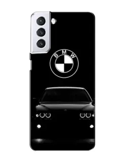 Чехол для Samsung Galaxy S21 с картинкой «BMW — взгляд из темноты»