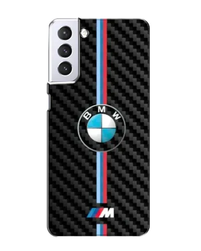 Чехол для Samsung Galaxy S21 с картинкой «Эмблема BMW и карбон» Чехол для Samsung Galaxy S21 с картинкой «Эмблема BMW и карбон»