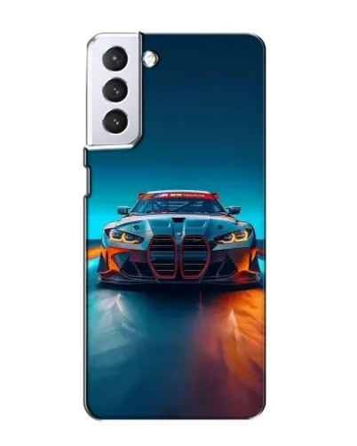 Чохол для Samsung Galaxy S21 з картинкою «BMW — вогні неону» Чохол для Samsung Galaxy S21 з картинкою «BMW — вогні неону»