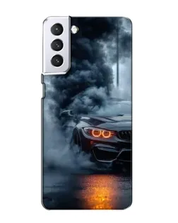 Чохол для Samsung Galaxy S21 з картинкою «BMW M-Power — абстракція»