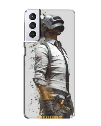 Чехол для Samsung Galaxy S21 с картинкой «PUBG — боец в пыли»