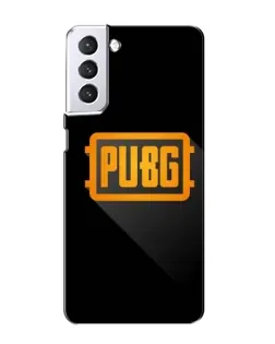 Чехол для Samsung Galaxy S21 с картинкой «PUBG — рамка лого»