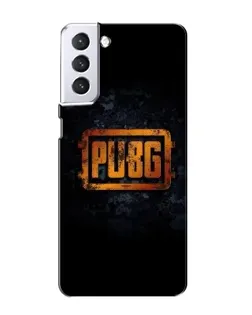 Чехол для Samsung Galaxy S21 с картинкой «PUBG — золотой логотип»