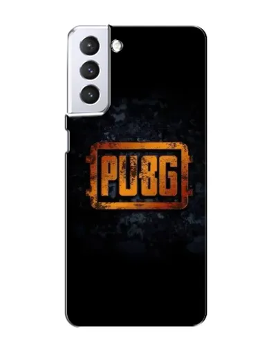 Чехол для Samsung Galaxy S21 с картинкой «PUBG — золотой логотип»