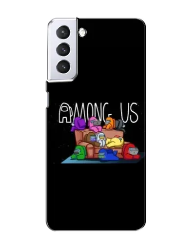 Чехол для Samsung Galaxy S21 с картинкой «Логотип Among Us» Чехол для Samsung Galaxy S21 с картинкой «Логотип Among Us»