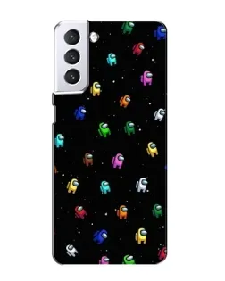 Чехол для Samsung Galaxy S21 с картинкой «Экипаж Among Us»