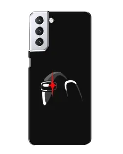 Чехол для Samsung Galaxy S21 с картинкой «Among Us шлем»