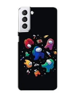 Чехол для Samsung Galaxy S21 с картинкой «Among Us космос»