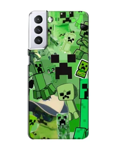 Чехол для Samsung Galaxy S21 с картинкой «Криперы Minecraft» Чехол для Samsung Galaxy S21 с картинкой «Криперы Minecraft»