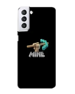 Чехол для Samsung Galaxy S21 с картинкой «Алмазная кирка»