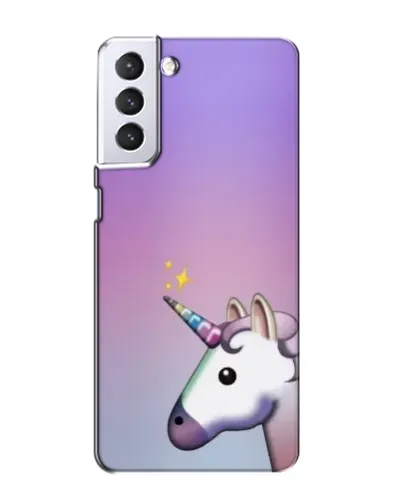 Чехол для Samsung Galaxy S21 с картинкой «Единорог градиент»