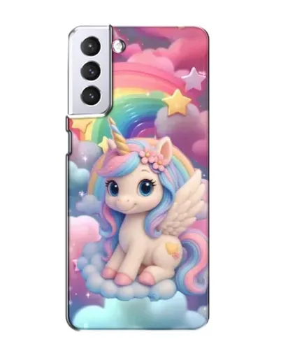 Чехол для Samsung Galaxy S21 с картинкой «Маленький единорог»