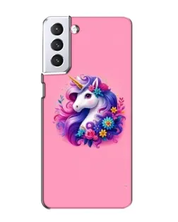 Чехол для Samsung Galaxy S21 с картинкой «Сказочный единорог»