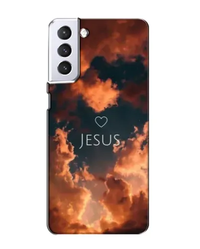 Чехол для Samsung Galaxy S21 с картинкой «Сияние Имени Jesus»
