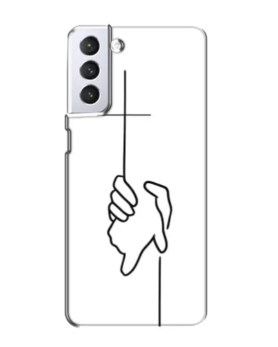 Чехол для Samsung Galaxy S21 с картинкой «Рука держит»