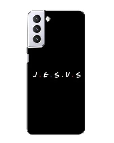 Чехол для Samsung Galaxy S21 с картинкой «Точки веры J.E.S.U.S.»