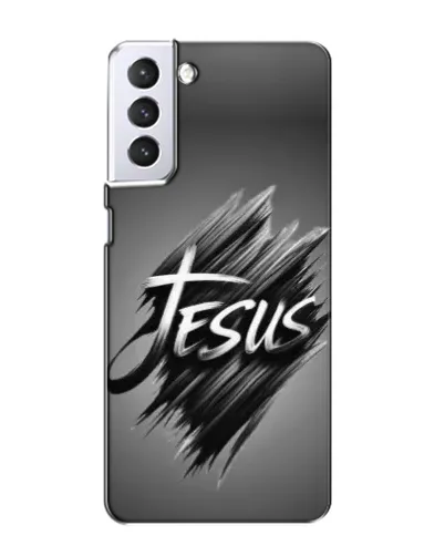 Чехол для Samsung Galaxy S21 с картинкой «Надпись Jesus Graffiti»