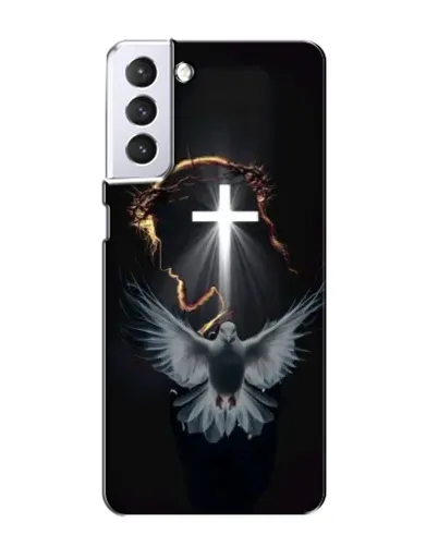 Чехол для Samsung Galaxy S21 с картинкой «Голубь и Свет»