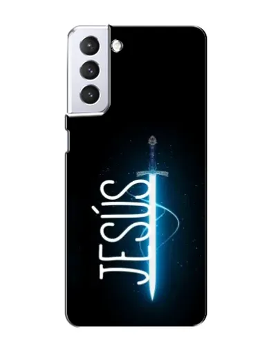 Чехол для Samsung Galaxy S21 с картинкой «Меч Духа Jesus»