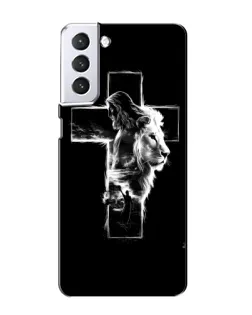 Чохол для Samsung Galaxy S21 з картинкою «Сяючий хрест Jesus» Чохол для Samsung Galaxy S21 з картинкою «Сяючий хрест Jesus»