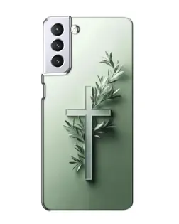 Чохол для Samsung Galaxy S21 з картинкою «Оливкова гілка» Чохол для Samsung Galaxy S21 з картинкою «Оливкова гілка»