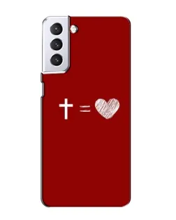 Чохол для Samsung Galaxy S21 з картинкою «Рівняння любові» Чохол для Samsung Galaxy S21 з картинкою «Рівняння любові»