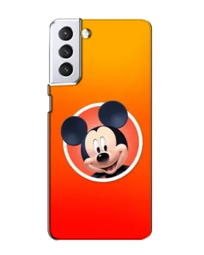 Чехол для Samsung Galaxy S21 с картинкой «Mickey в круге»