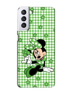 Чехол для Samsung Galaxy S21 с картинкой «Mickey в клетку»