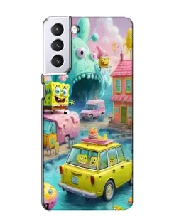 Чехол для Samsung Galaxy S21 с картинкой «Монстр-трак приключения»