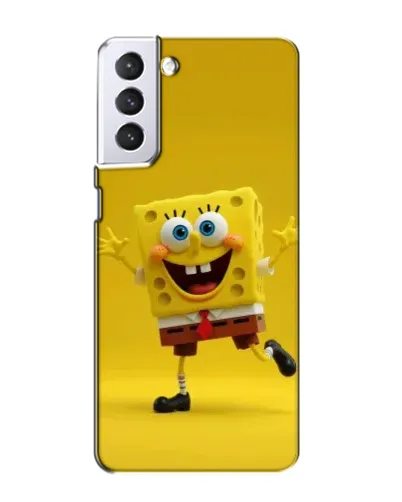 Чехол для Samsung Galaxy S21 с картинкой «Позитивный Губка Боб» Чехол для Samsung Galaxy S21 с картинкой «Позитивный Губка Боб»