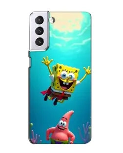 Чохол для Samsung Galaxy S21 з картинкою «Спанч Боб під водою» Чохол для Samsung Galaxy S21 з картинкою «Спанч Боб під водою»