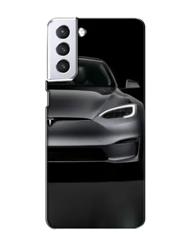 Чехол для Samsung Galaxy S21 с картинкой «Tesla Model S Look»