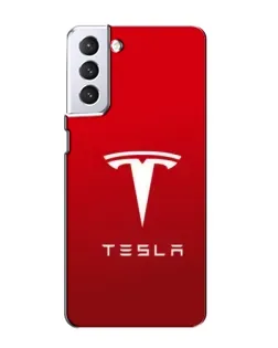 Чехол для Samsung Galaxy S21 с картинкой «Tesla Red Classic» Чехол для Samsung Galaxy S21 с картинкой «Tesla Red Classic»