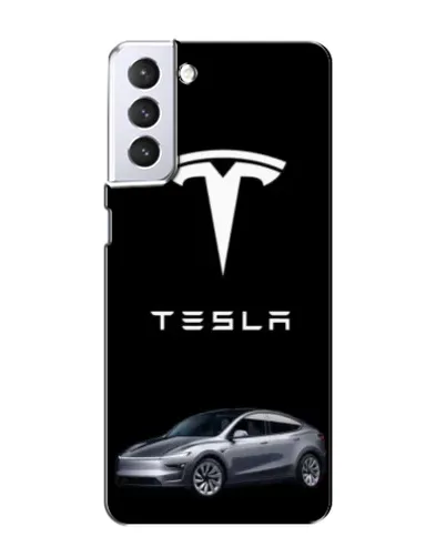 Чехол для Samsung Galaxy S21 с картинкой «Tesla Model Y»