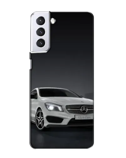 Чехол для Samsung Galaxy S21 с картинкой «Mercedes AMG GT Silver»