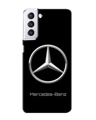 Чехол для Samsung Galaxy S21 с картинкой «Mercedes Silver Logo»