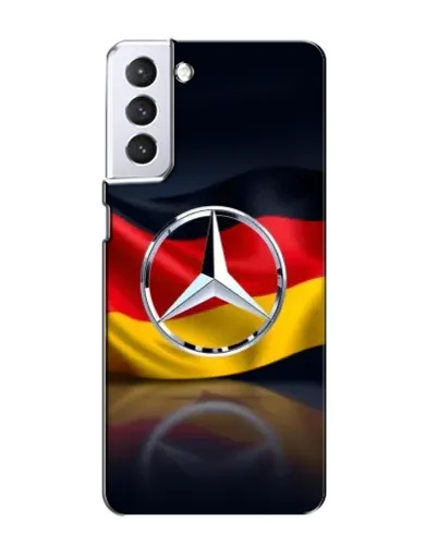 Чехол для Samsung Galaxy S21 с картинкой «Mercedes — флаг Германии»